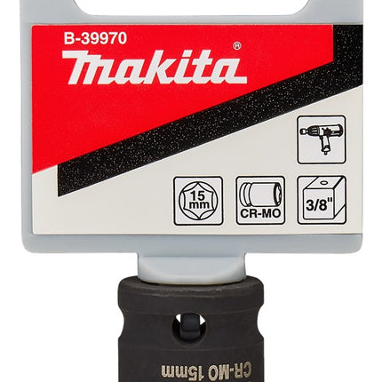 Makita Krachtdop 15X28mm 3/8" Dop – B-39970