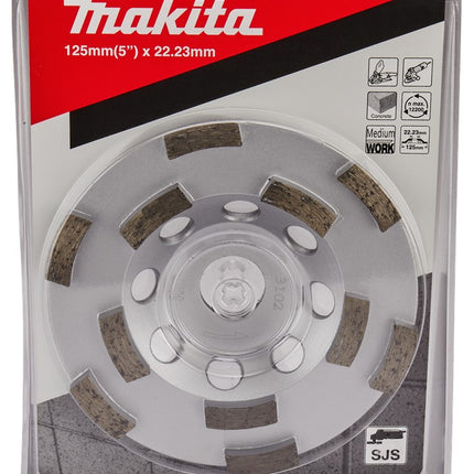 Makita Komschijf Diamant Dubbel 125X22 – B-48577