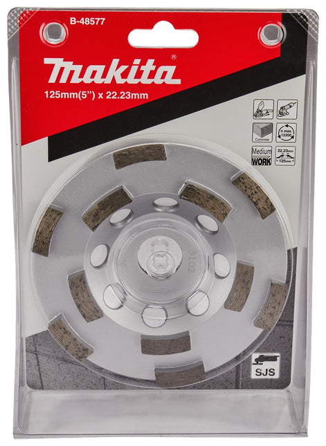 Makita Komschijf Diamant Dubbel 125X22 – B-48577