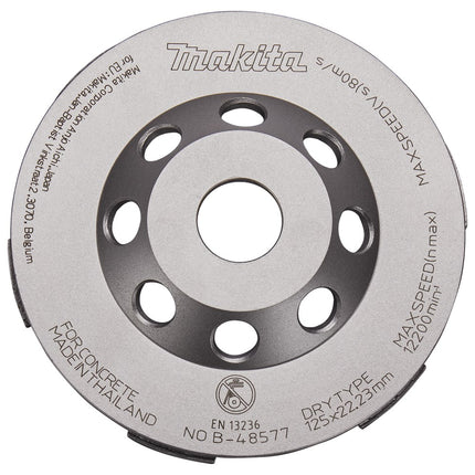 Makita Komschijf Diamant Dubbel 125X22 – B-48577