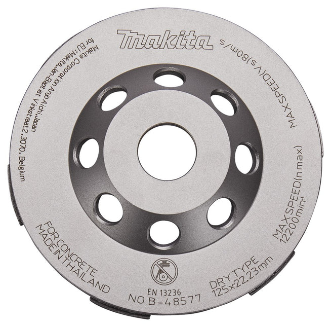 Makita Komschijf Diamant Dubbel 125X22 – B-48577