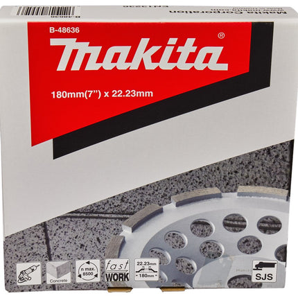 Makita Komschijf Diamant Grof 180X22mm – B-48636