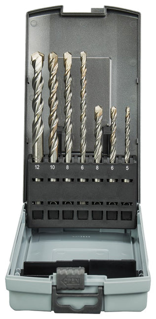 Makita Borenset SDS+ 7 DLG 5/6/8X110mm + 6/8/10/12X160mm – B-49046