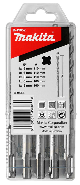 Makita P2S SDS-PLUS 5/6/8X110 6/8X160 – B-49052