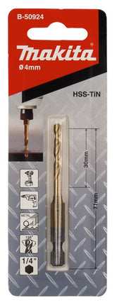 Makita HSS TIN Slagschroefboor 4X71mm – B-50924