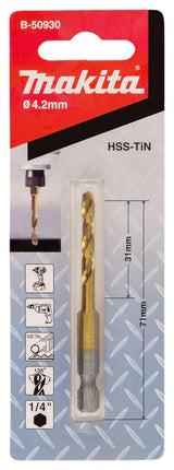 Makita Metaalb HSS-TIN Slags 4,2X71mm – B-50930