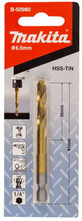 Makita Metaalb HSS-TIN Slags 6,5X81mm – B-50980