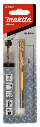 Makita Metaalb HSS-TIN Slags 8X102mm – B-51013