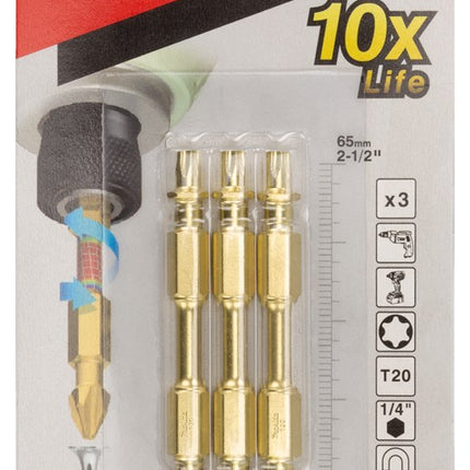 Makita XTT Slagschroefbit Dubbel T20X65mm – B-52489