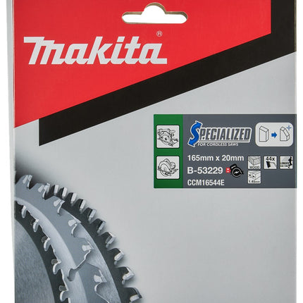 Makita Zaagblad Hout 165X20X1,45 44T 23G Zaagblad 165X20X1,45mm – B-53229