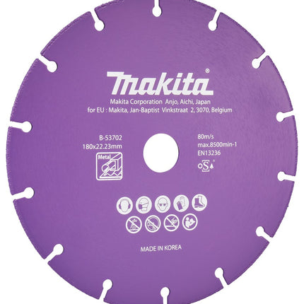 Makita DOORSLIJPSCHIJF 180X22,23X1,3MM