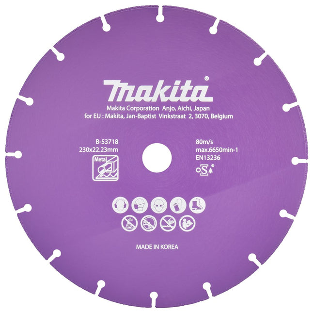 Makita DOORSLIJPSCHIJF 230X22,23X1,3MM