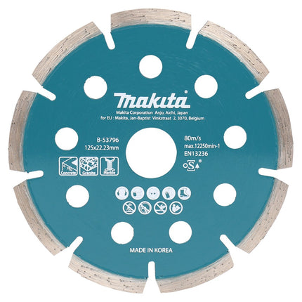 Makita Diamantschijf 125X22,23X1,6mm – B-53796