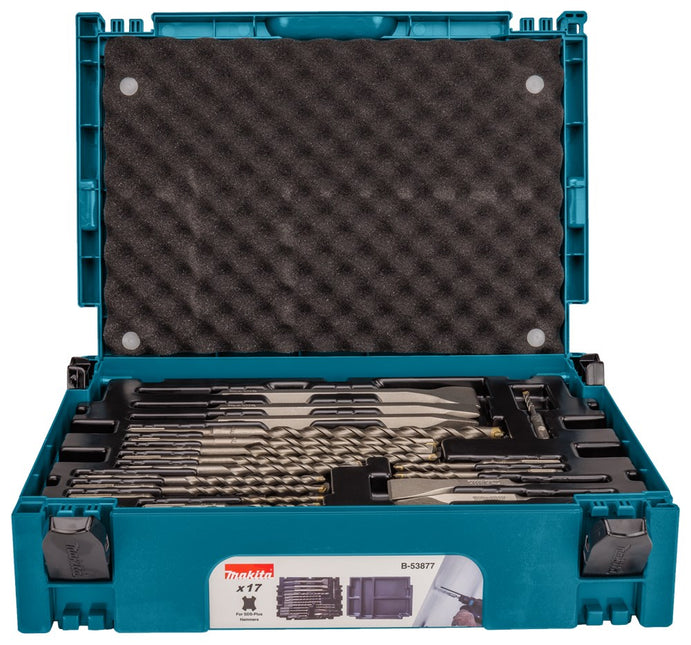 Makita BOOR-/beitelset 17-Delig SDS-PLUS – B-53877