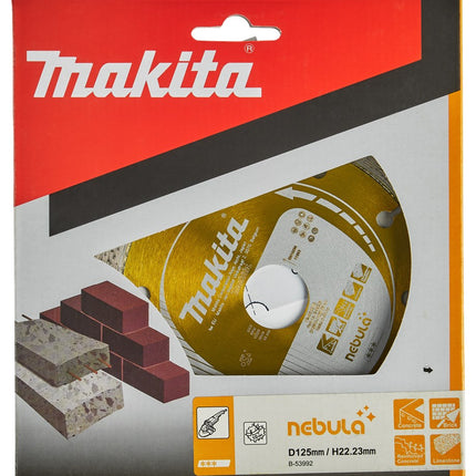 Makita Diamantschijf 125X22,23X2,0mm Oranje – B-53992