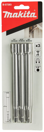 Makita "DOPPENSET 1/4""- 5/16""- 3/8""X150MM"