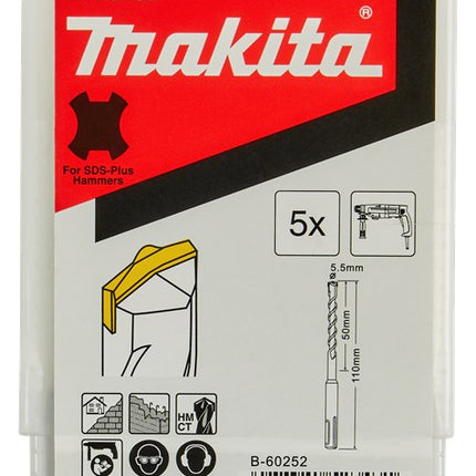 Makita B2S Betonboor 5,5X110mm – B-60252