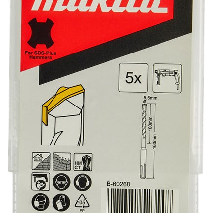 Makita B2S Betonboor 5,5X160mm – B-60268