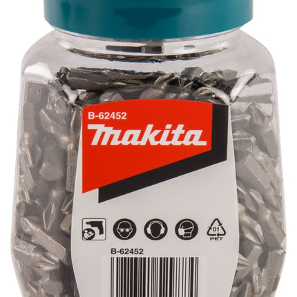 Makita Schroefbit PH2X25mm in POT 250 stuks – B-62452
