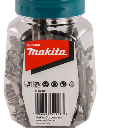 Makita Schroefbit PH2X50mm in POT 100 stuks – B-62468