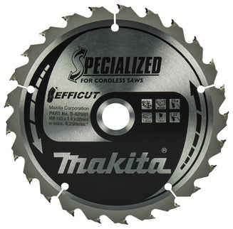 Makita Zaagblad Specialized 165X20X1,4 25T Hout Efficut 165X20X1,4mm 23G – B-62985