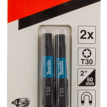 Makita Slagschroefbit T30X50mm Impact Black 2st – B-63806