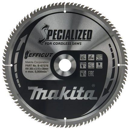 Makita Zaagblad Efficut 305X30X2,15 100T 10G Zaagblad – B-67278