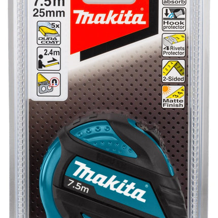 Makita Rolbandmaat 7,5MX25mm 7,5MTR 25mm T=mm – B-68513
