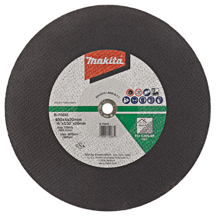Makita Doorslijpschijf 400X4,0X20mm Steen – B-70845