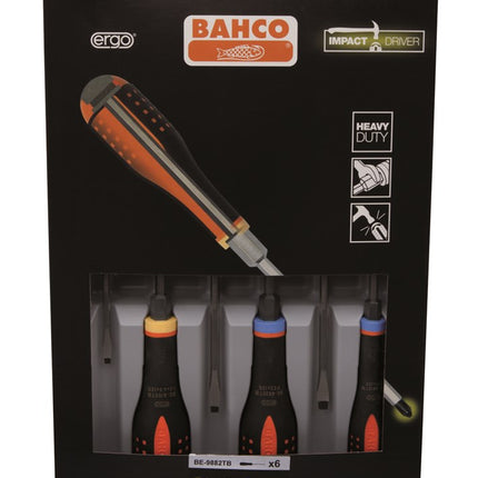 BAHCO SCHROEVENDRAAIERSET SL/PZ 6-DELIG SLAGVAST