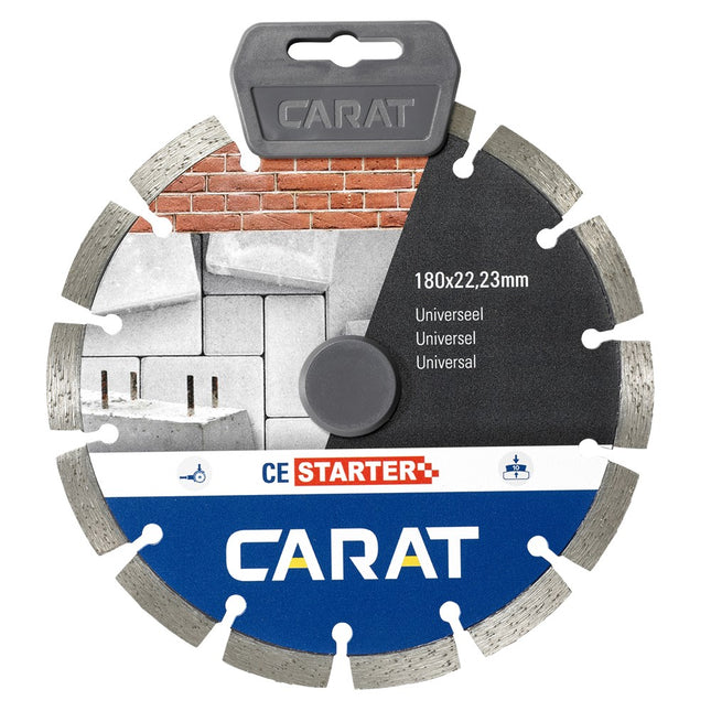 CARAT DIAMANTZAAG Ø180X22,23MM          UNIVERSEEL - CE STARTER