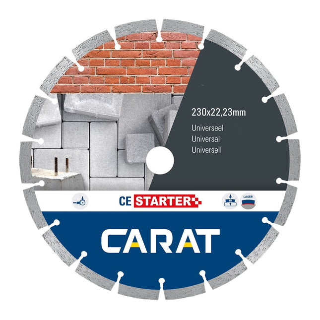 Carat Diamantzaag Ø230X22,23mm TYPE CE Starter – CES2303000
