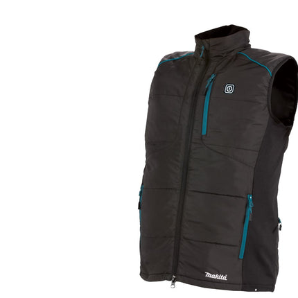 MAKITA CV102DA12XLNL1 VERWARMD VEST 2XL MAAT 2XL - 2,0 AH ACCU (1 ST), LADER