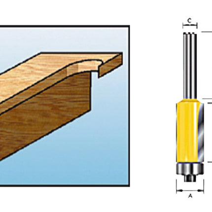 Makita Kantenfrees HM 9,5mm S6 9,5mm – D-09472