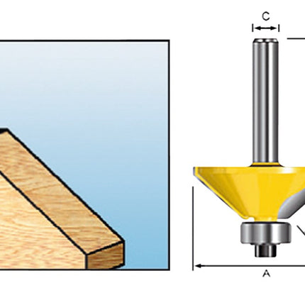 Makita Fasefrees met Lager Kogellager – D-09488