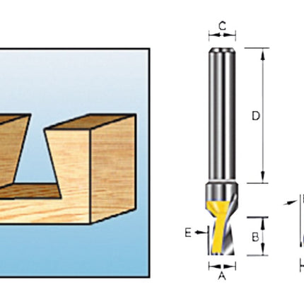 Makita Zwaluwstaartfr. 12,7 S8 Zwaluwstaartfrees – D-10899