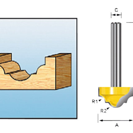 Makita Sierprofielfrees 12,7 S8 – D-11069