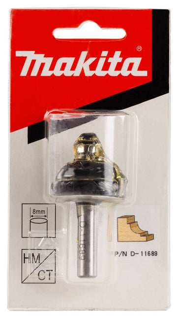 Makita Hollijstproffr+lag R7,94 S8 Hollijstprofielfrees met Kogellager – D-11689