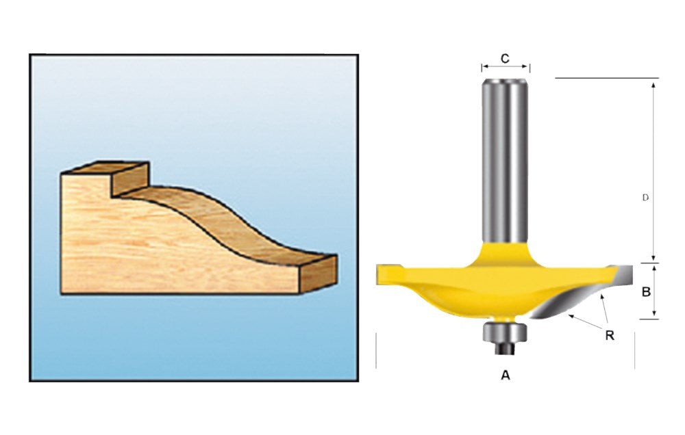 Makita Constructiefrees+lag S12 Constructiefrees met Kogellager – D-11885