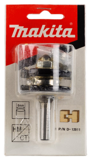 Makita Groef/veerfrees+lag S8 Groef/veerfrees met Kogellager – D-12011