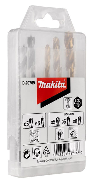 Makita Borenset 1/4" Vorm E – D-20769