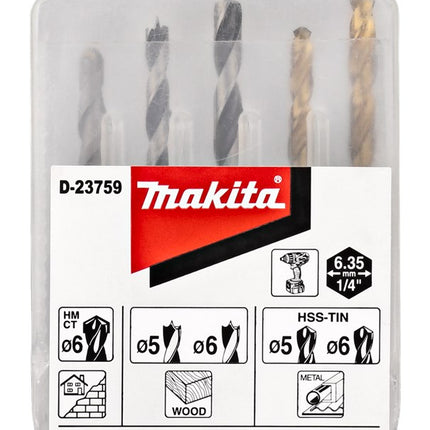 Makita Borenset 1/4" Vorm E – D-23759