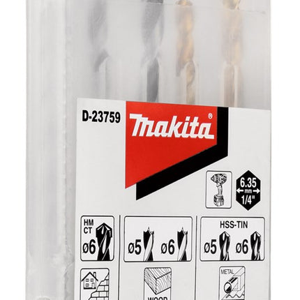 Makita Borenset 1/4" Vorm E – D-23759