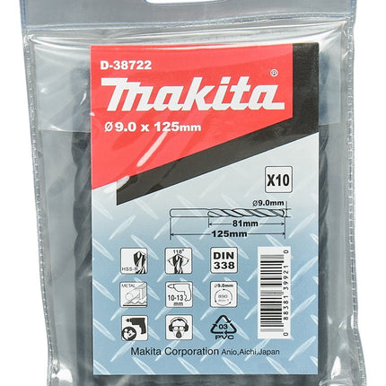 Makita METAALBOOR HSS-R 10STK
