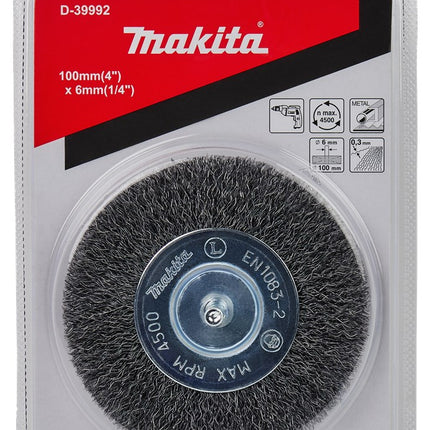Makita Rondborstel 6X100mm Vlakborstel Drd – D-39992