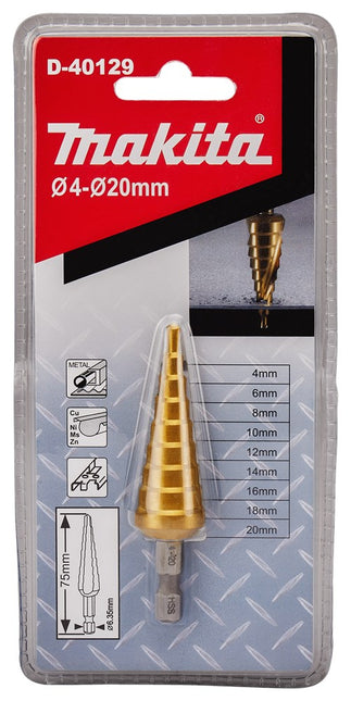 Makita TRAPPENBOOR 9 TRAPS 4-20MM