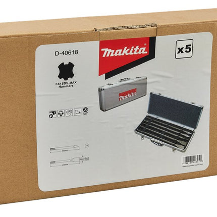 Makita Beitelset 5-Delig SDS-M 5DLG – D-40618