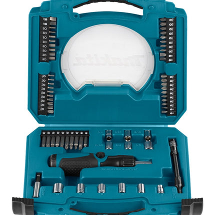 Makita RATEL-/DOP-/SCHROEFBITSET 65-DELIG
