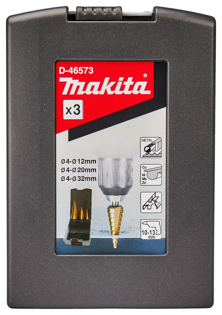 Makita TRAPPENBOORSET 3-DELIG