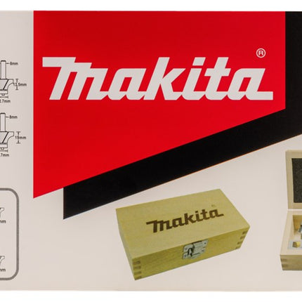 Makita Freesset Afrondfrees 8mm 4-Delig – D-53534